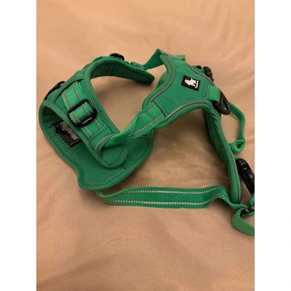 Truelove Green Reflective No Pull Dog Harness Mesh Padded Adjustable Vest